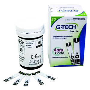 Tiras-para-Medicao-de-Glicose-G-Tech-Lite-50-Tiras