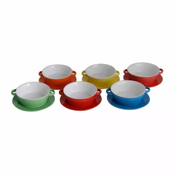 Jogo-6-Bowls-e-6-pratos-De-Porcelana-Coloridos-Mary-413-ML-1136