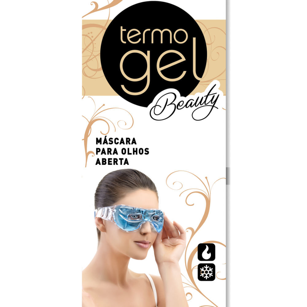 Máscara Térmica de Gel Olhos Aberta Termogel Saudestore