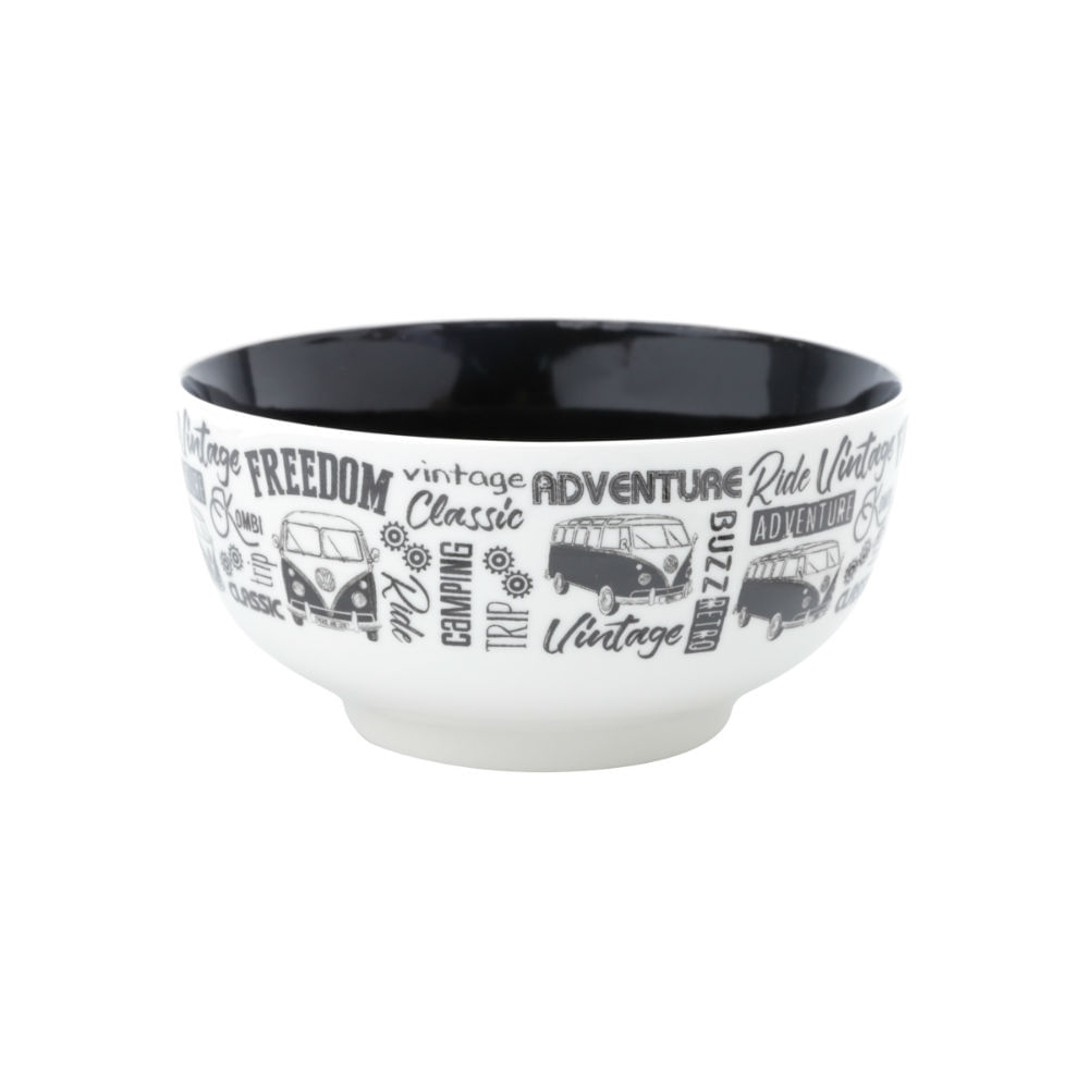 Bowl De Cerâmica Volkswagen Kombi 13,5 X 7 Cm 400 Ml 41639 Em Oferta