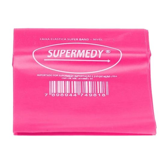 Faixa-Elastica-Superband-Rosa-Medio-120-x-15-cm-Supermedy